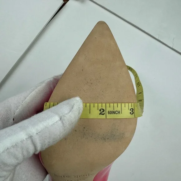 Kate Spade Licorice Pump Heels Lipstick Pink Size 7.5 US - Picture 7 of 8